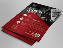 Load image into Gallery viewer, Amazing Modern Red Black Flyer Print